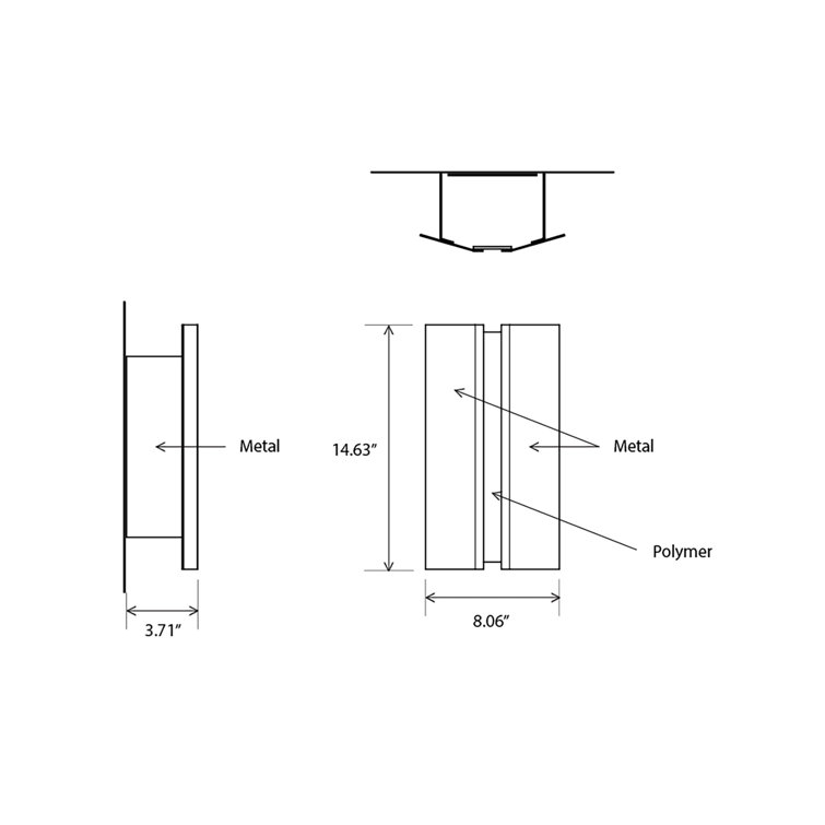 Cerno Rima 1 Light LED Flush Mounted Sconce by Nick Sheridan Perigold